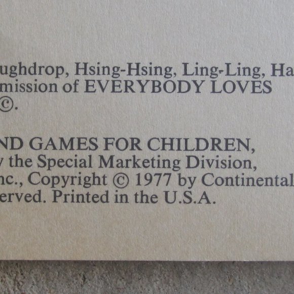 Vintage 1977 Continental Fun and Games For Children Workbook - Picture 5 of 7